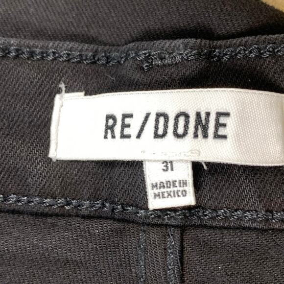 RE/DONE Black 70s Stovepipe Jeans Size 31 NWT - Picture 5 of 7
